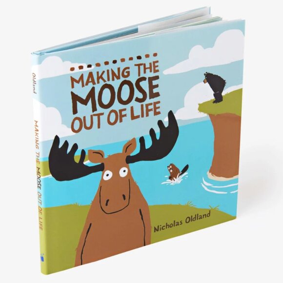 Moose Red Plaid Onesie with Matching Hat and Book 3-6 months NWT - Picture 2 of 12